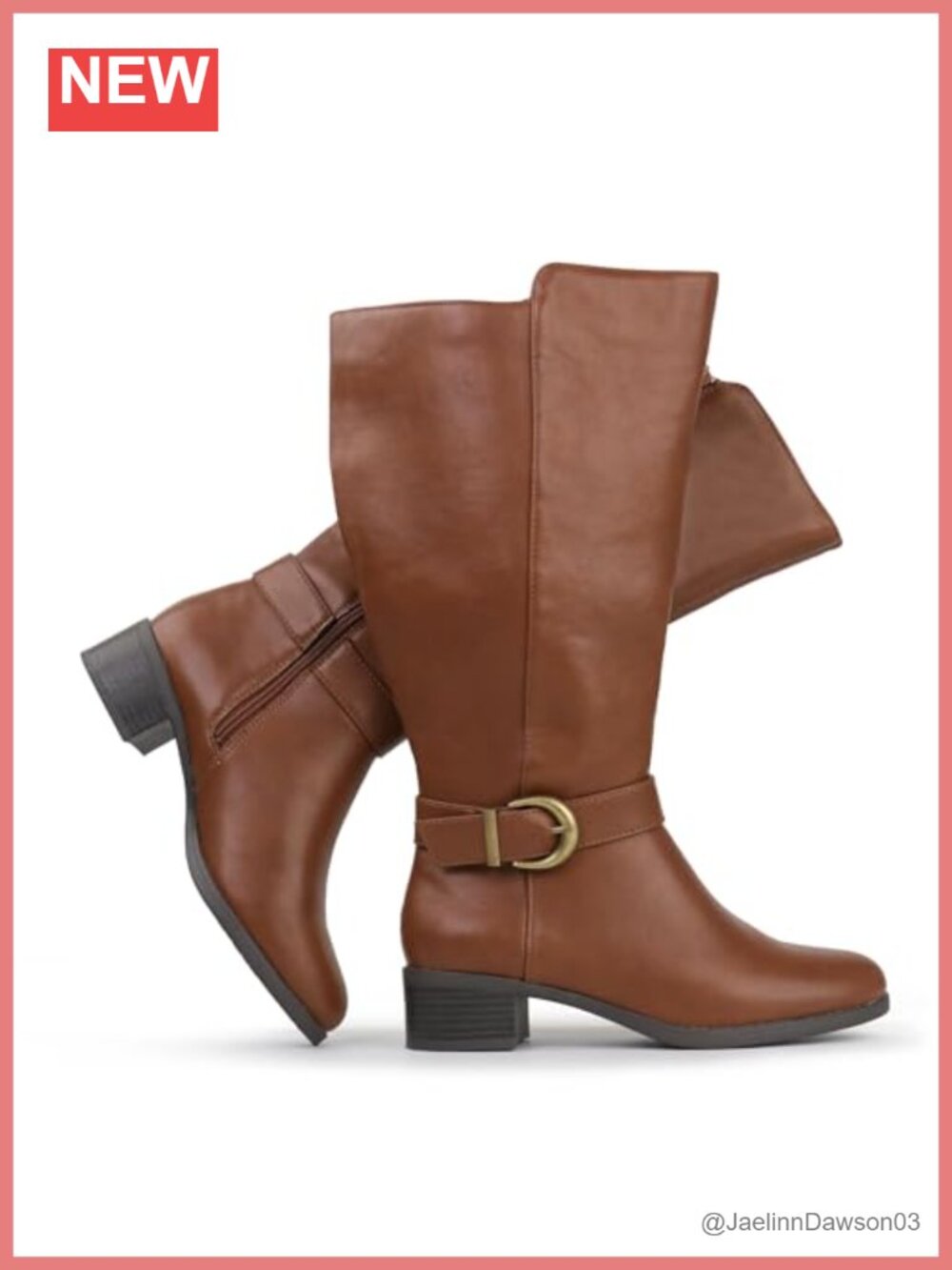 Extra Wide Calf Knee High Boots Pull On Side Zipper Synthetic